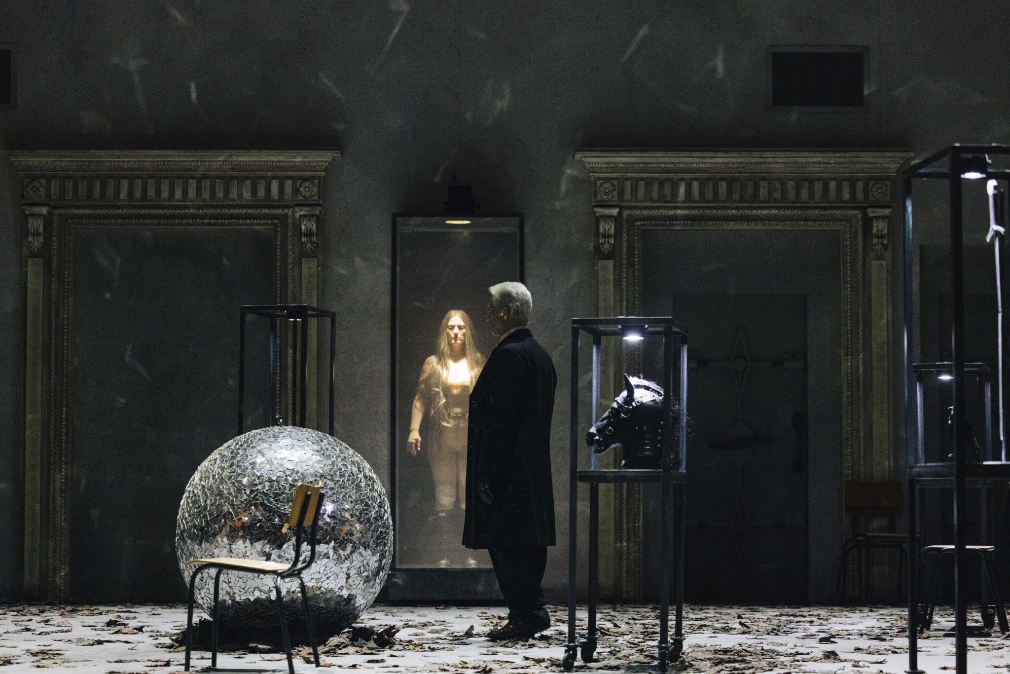 Szenenbild aus Wagners „Götterdämmerung“ am Landestheater Coburg