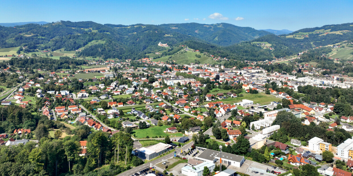 In Deutschlandsberg ist ein idyllischer Landschaftsblick garantiert