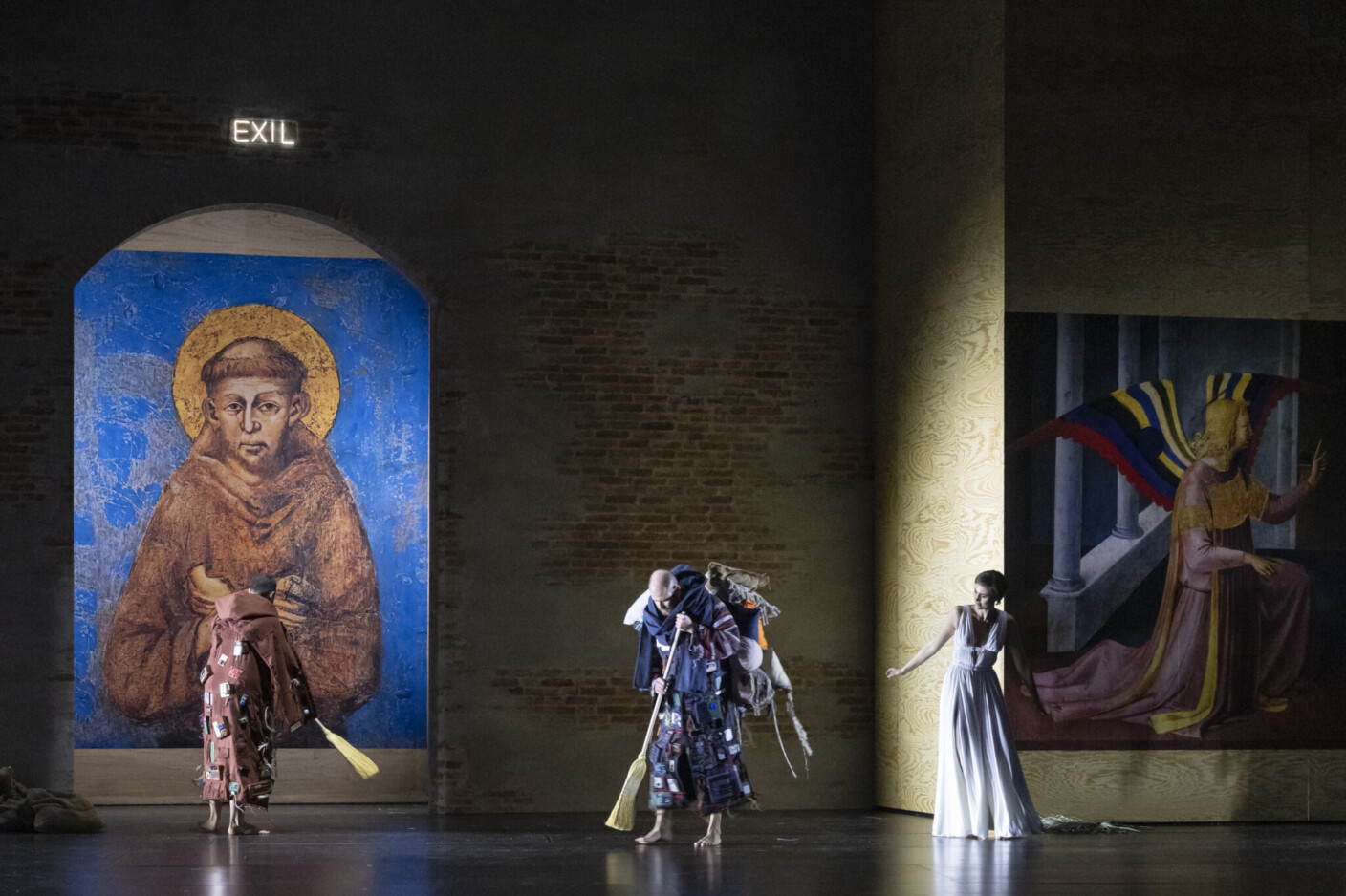 Szenenbild aus Olivier Messiaens „Saint François d’Assise“ am Grand Théâtre de Genève