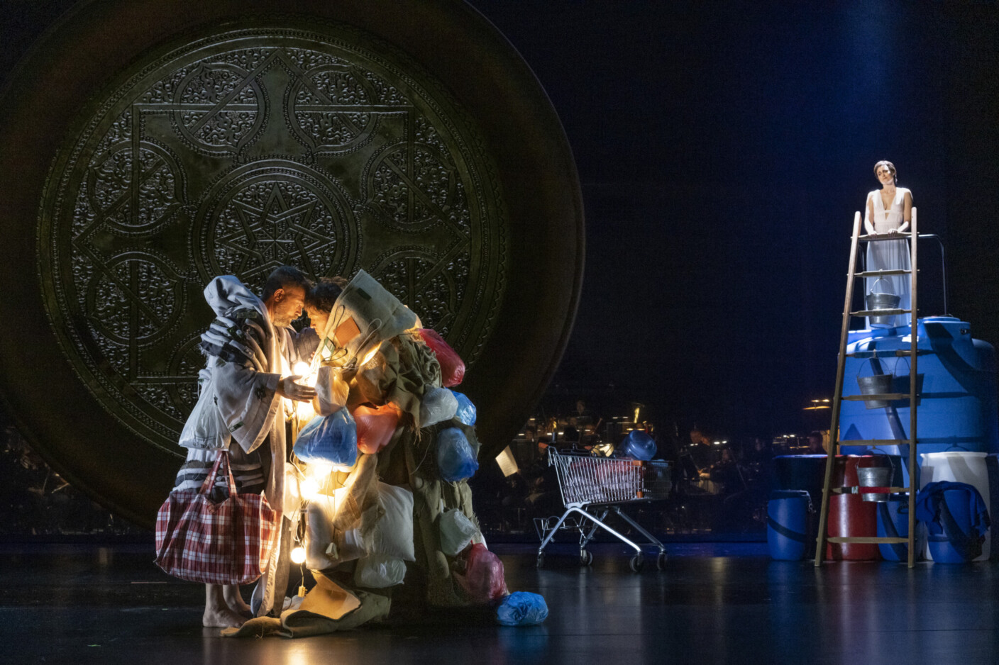 Szenenbild aus Olivier Messiaens „Saint François d’Assise“ am Grand Théâtre de Genève