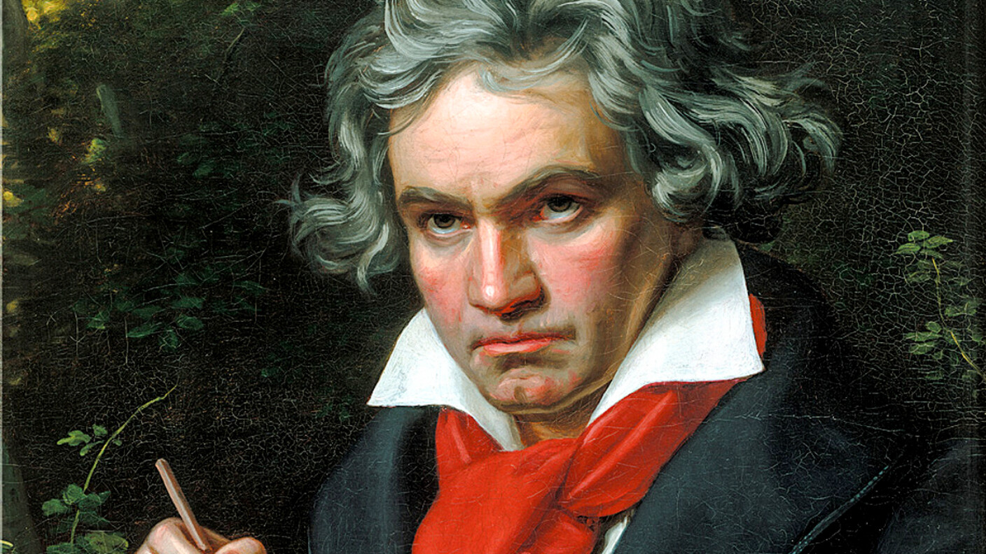 So wird er gern gesehen: Beethoven als vergrübelter Naturbursche
