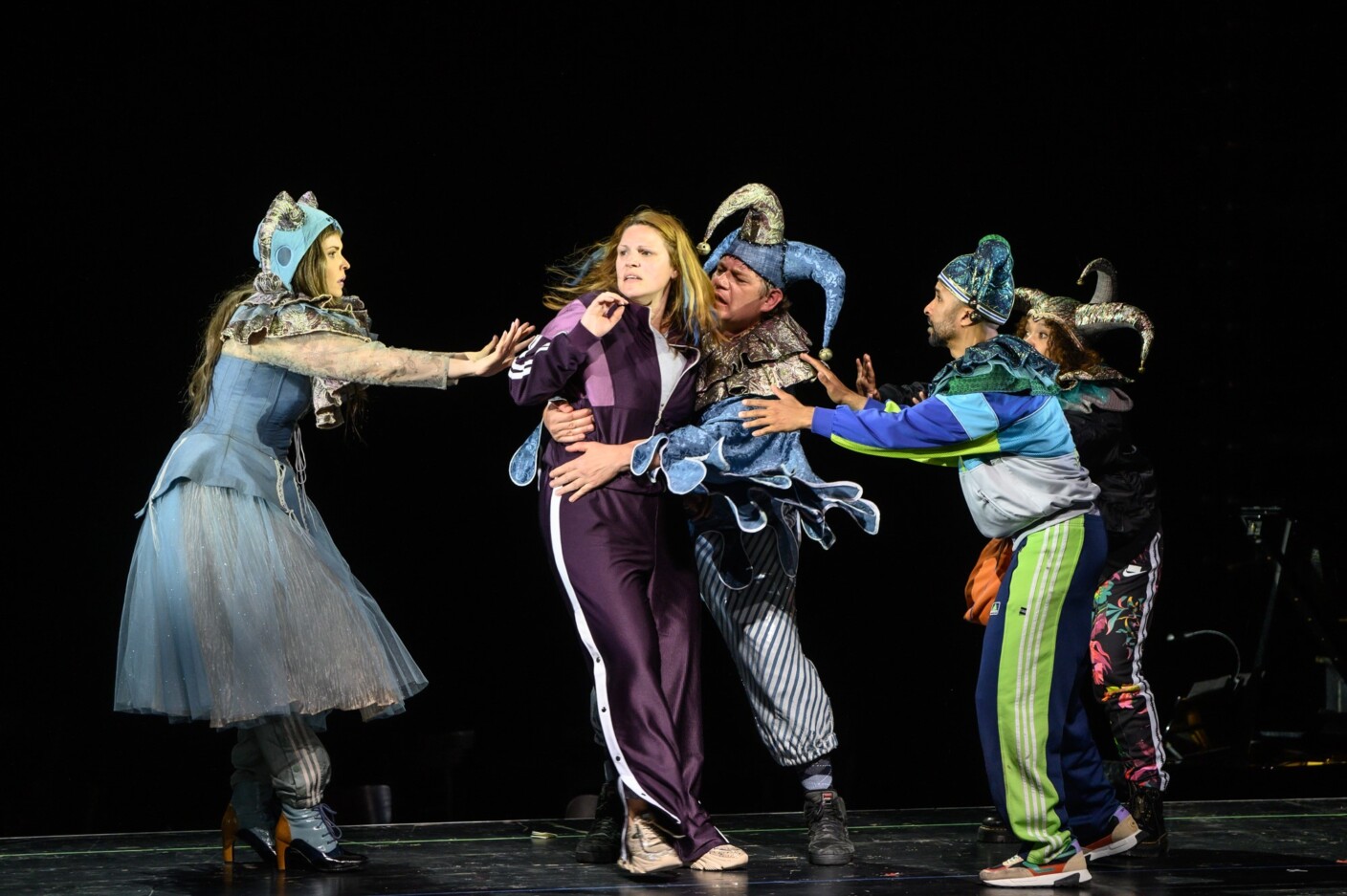 Szenenbild aus Alban Bergs „Wozzeck“ am Aalto-Musiktheater Essen