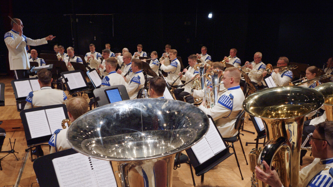 Die Gardekapelle der finnischen Armee spielt „Finlandia“ stets am Jahrestag der Unabhängigkeit.
