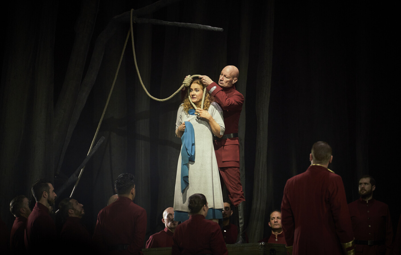 Szenenbild aus „Lohengrin“ am Gran Teatre del Liceu Barcelona