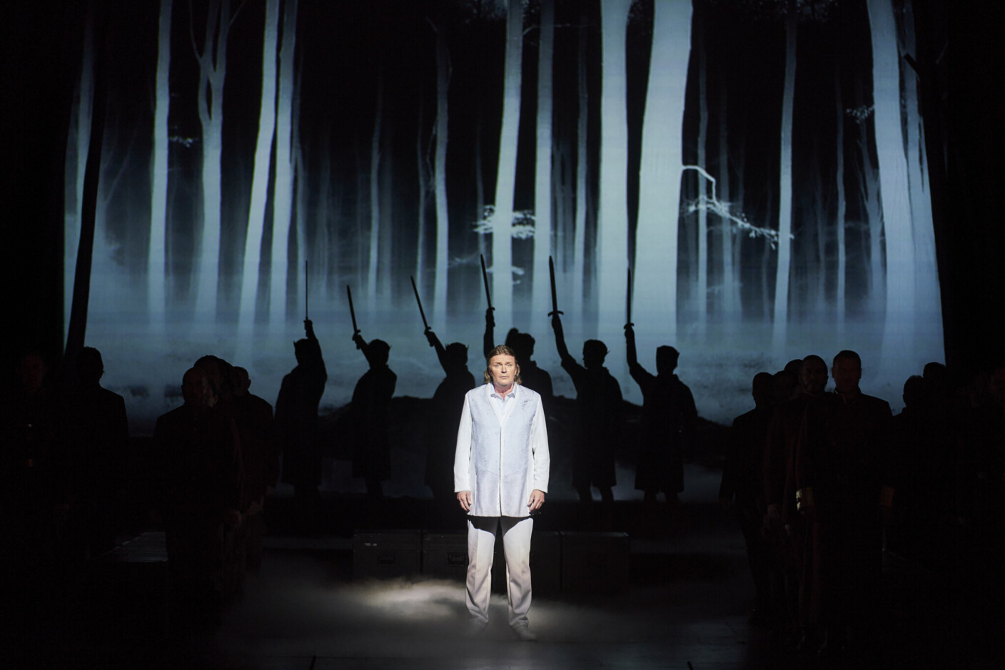 Szenenbild aus „Lohengrin“ am Gran Teatre del Liceu Barcelona