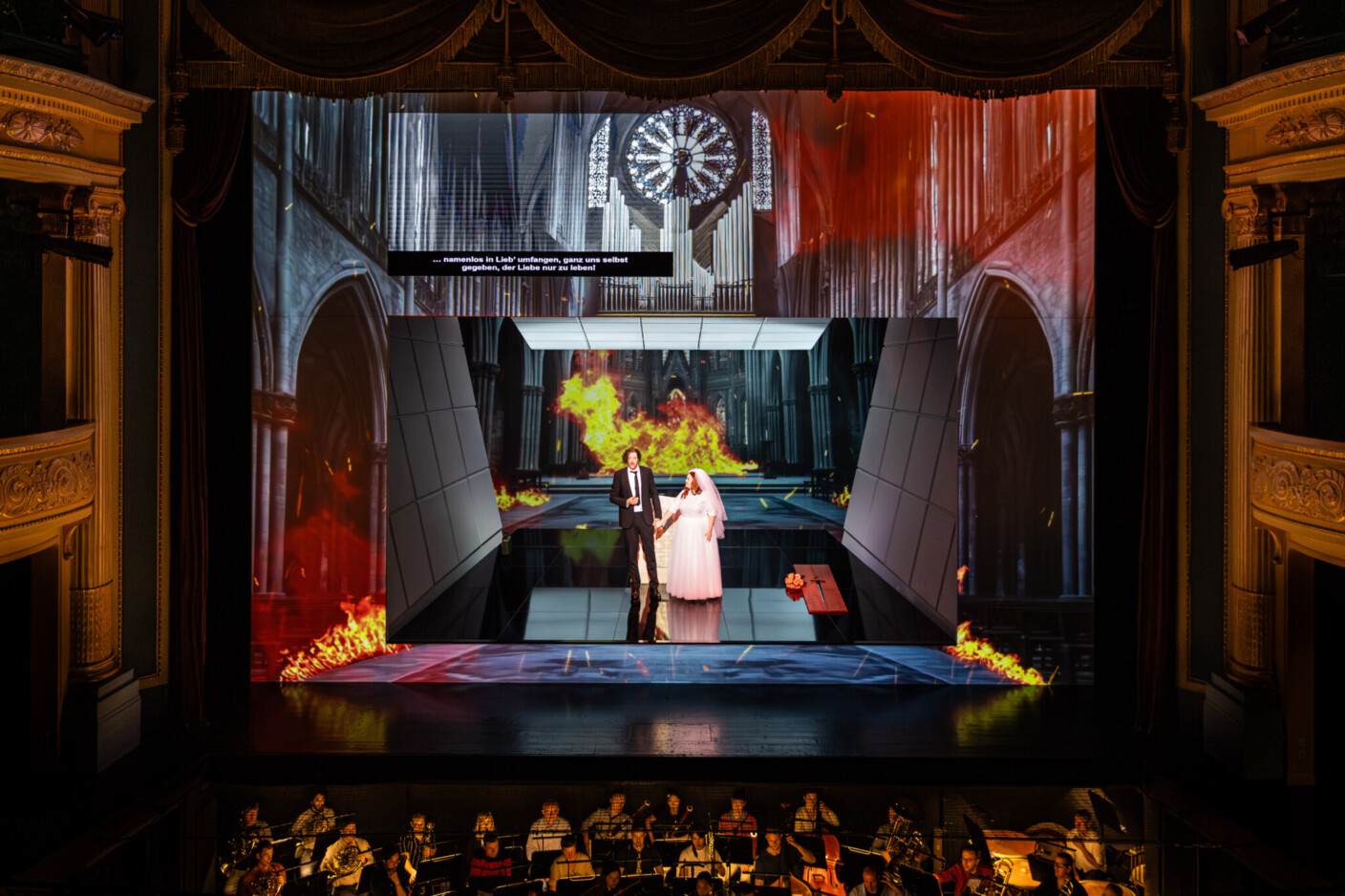 Szenenbild aus „Tristan und Isolde“ am Meininger Staatstheater