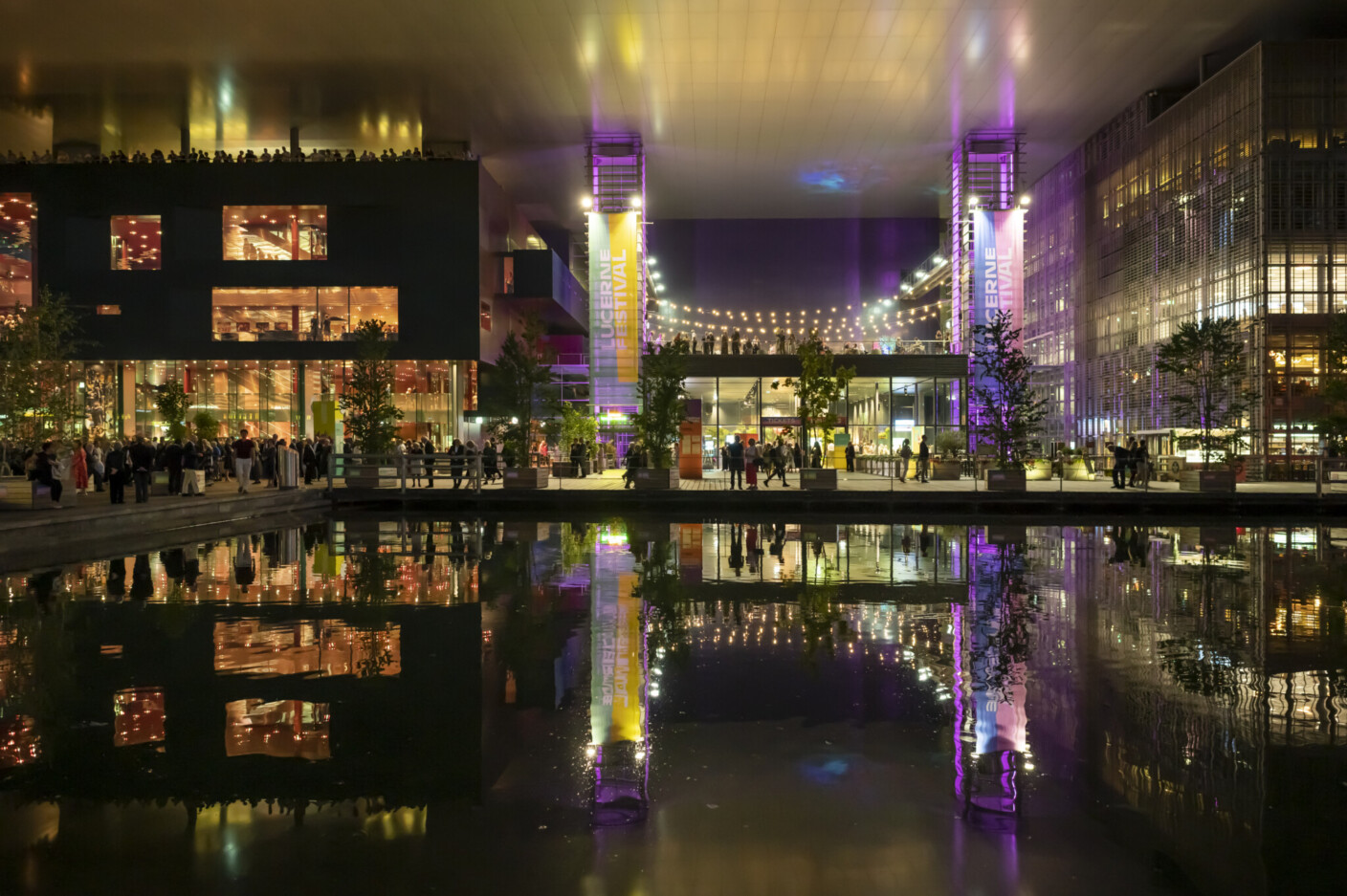 Erstrahlt zum Lucerne Festival: das KKL Luzern