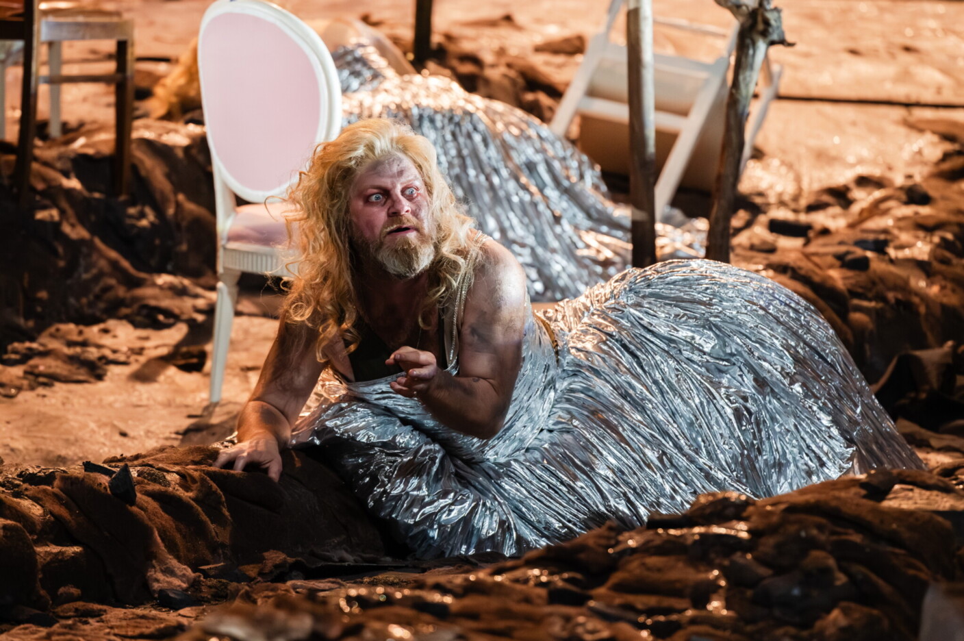 Szenenbild aus „Pique Dame“ an der Oper Leipzig