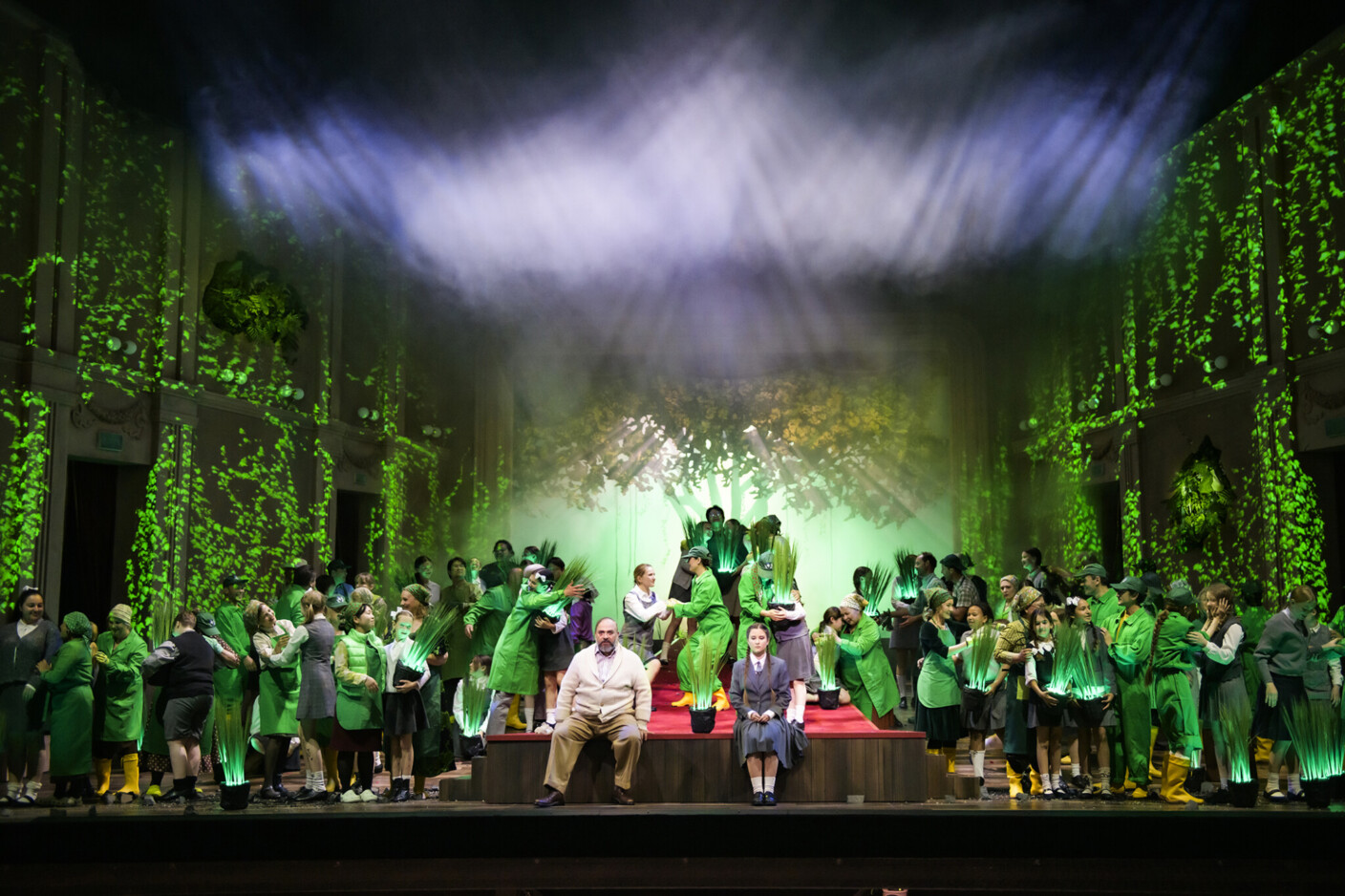 Szene aus „Musik für die Lebenden“ am Theater Bonn