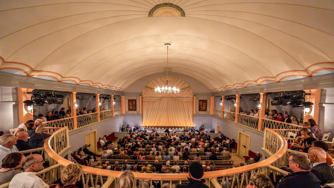 Der Bau des Goethe-Theaters Bad Lauchstädt entstand nach Ideen seines Namensgebers 