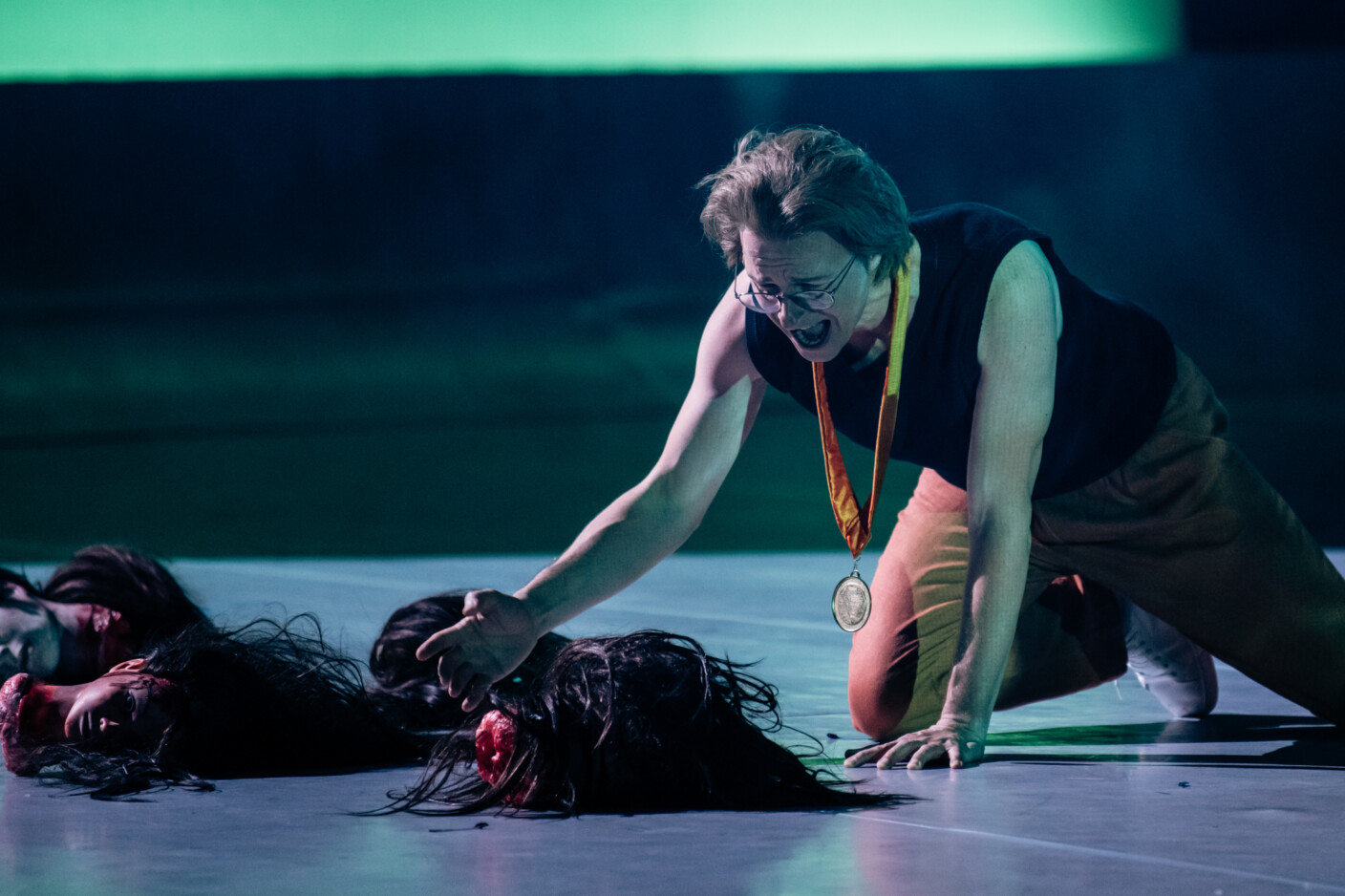 Szenenbild aus „Die Stimme des Monsters“ in der Opera Bałtycka
