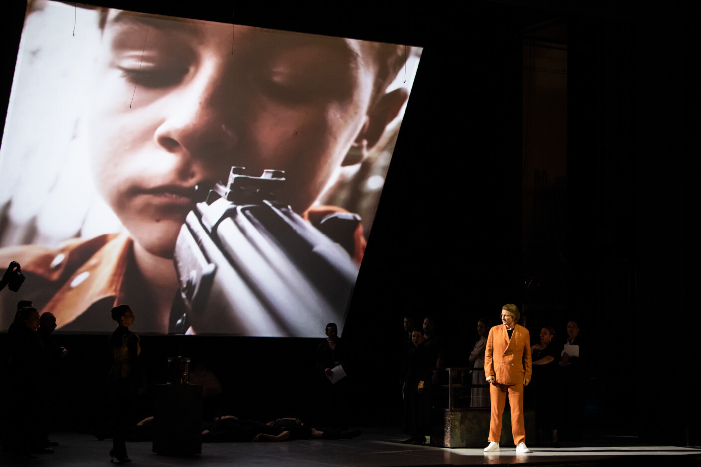 Szenenbild aus „Die Stimme des Monsters“ in der Opera Bałtycka
