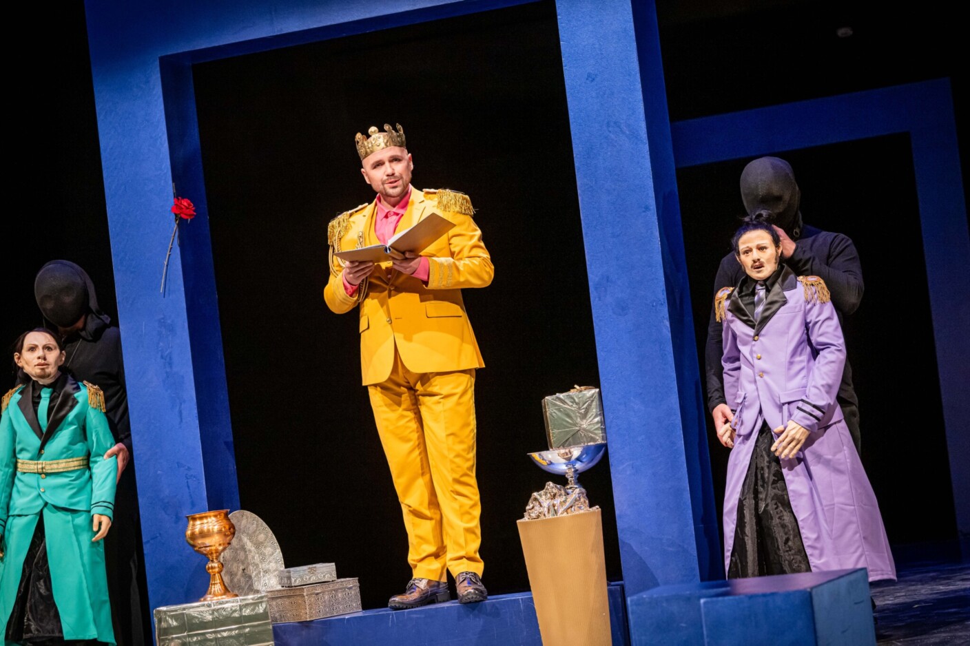 Szenenbild aus „Titus“ am Goethe-Theater Bad Lauchstädt