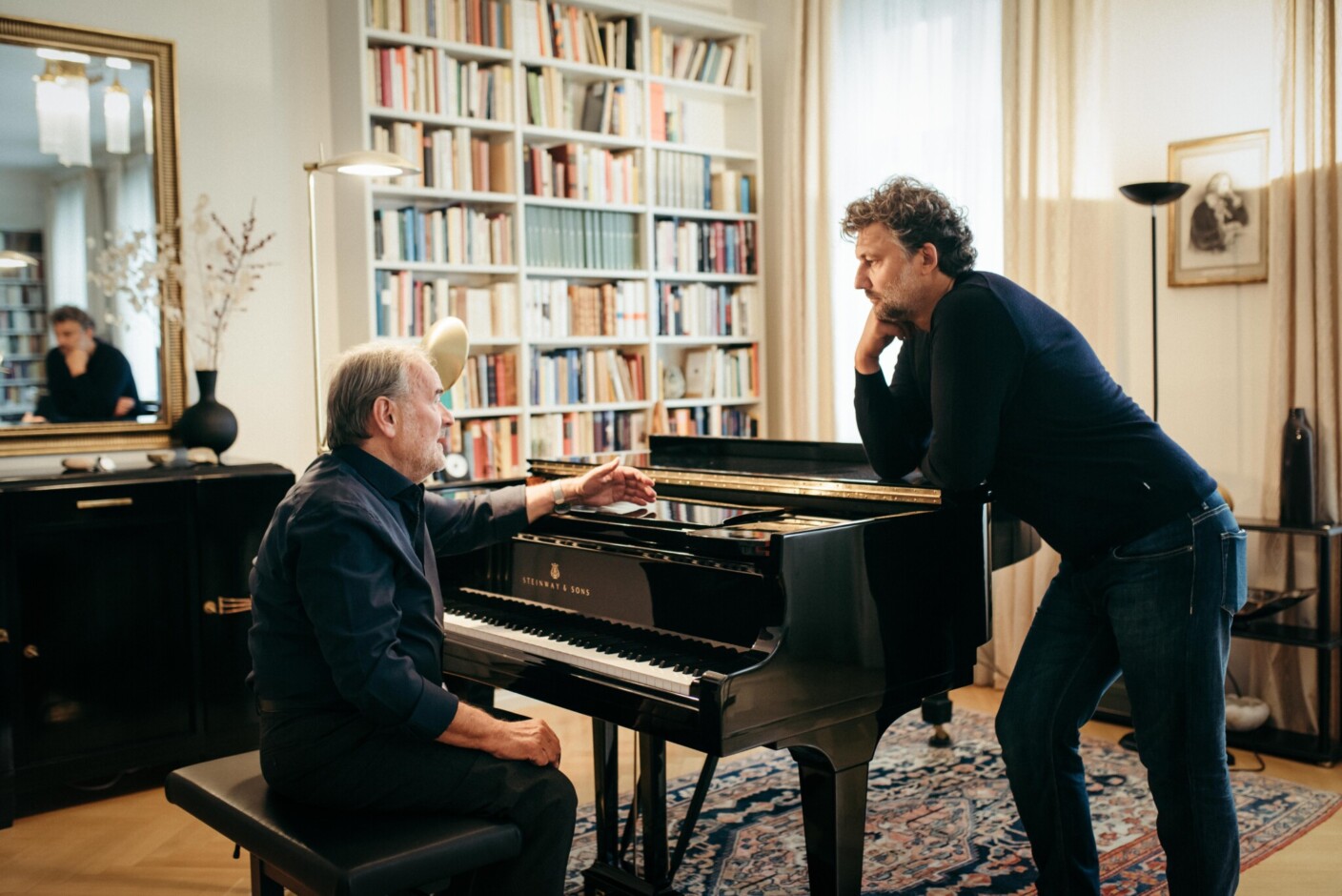Helmut Deutsch (l.) und Jonas Kaufmann verbindet seit langem eine künstlerische Freundschaft