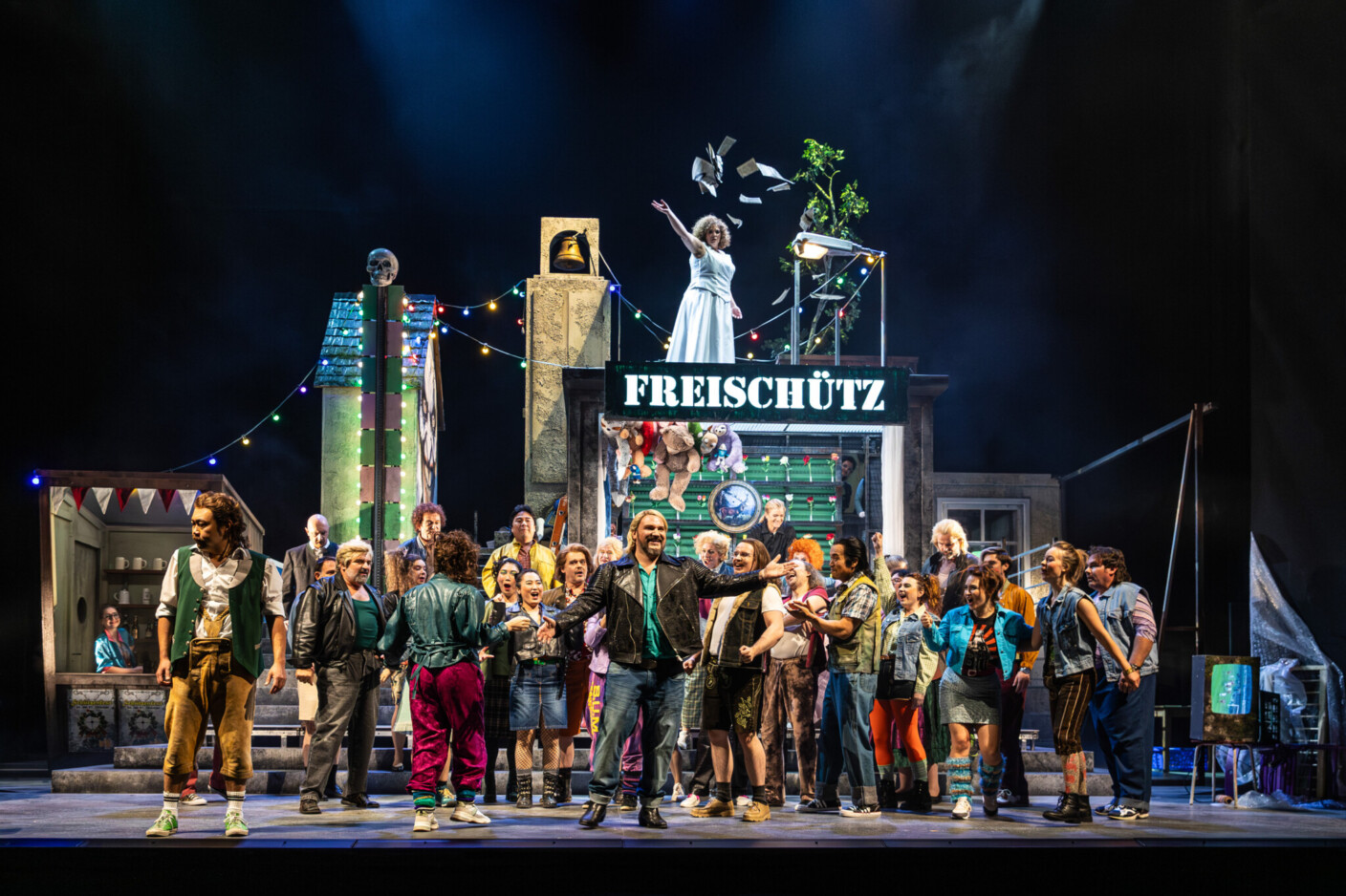 Szenenbild aus „Der Freischütz“ am Staatstheater Meiningen