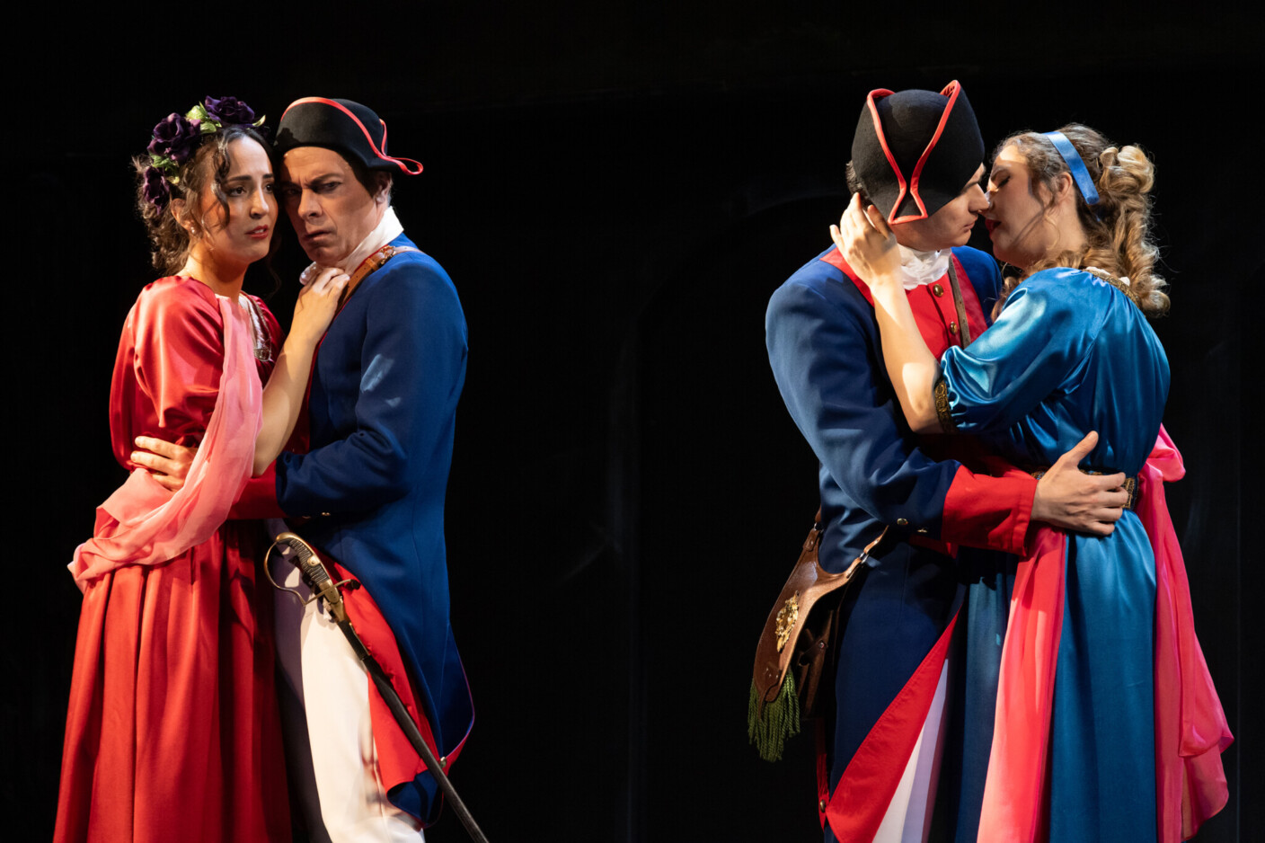 Szenenbild aus „Così fan tutte“ am Anhaltischen Theater Dessau