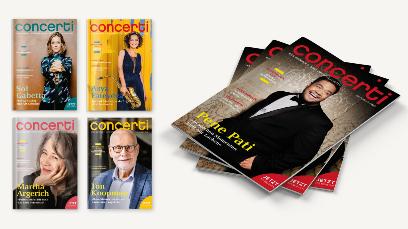 Druckfrisch: die concerti November-Ausgabe!