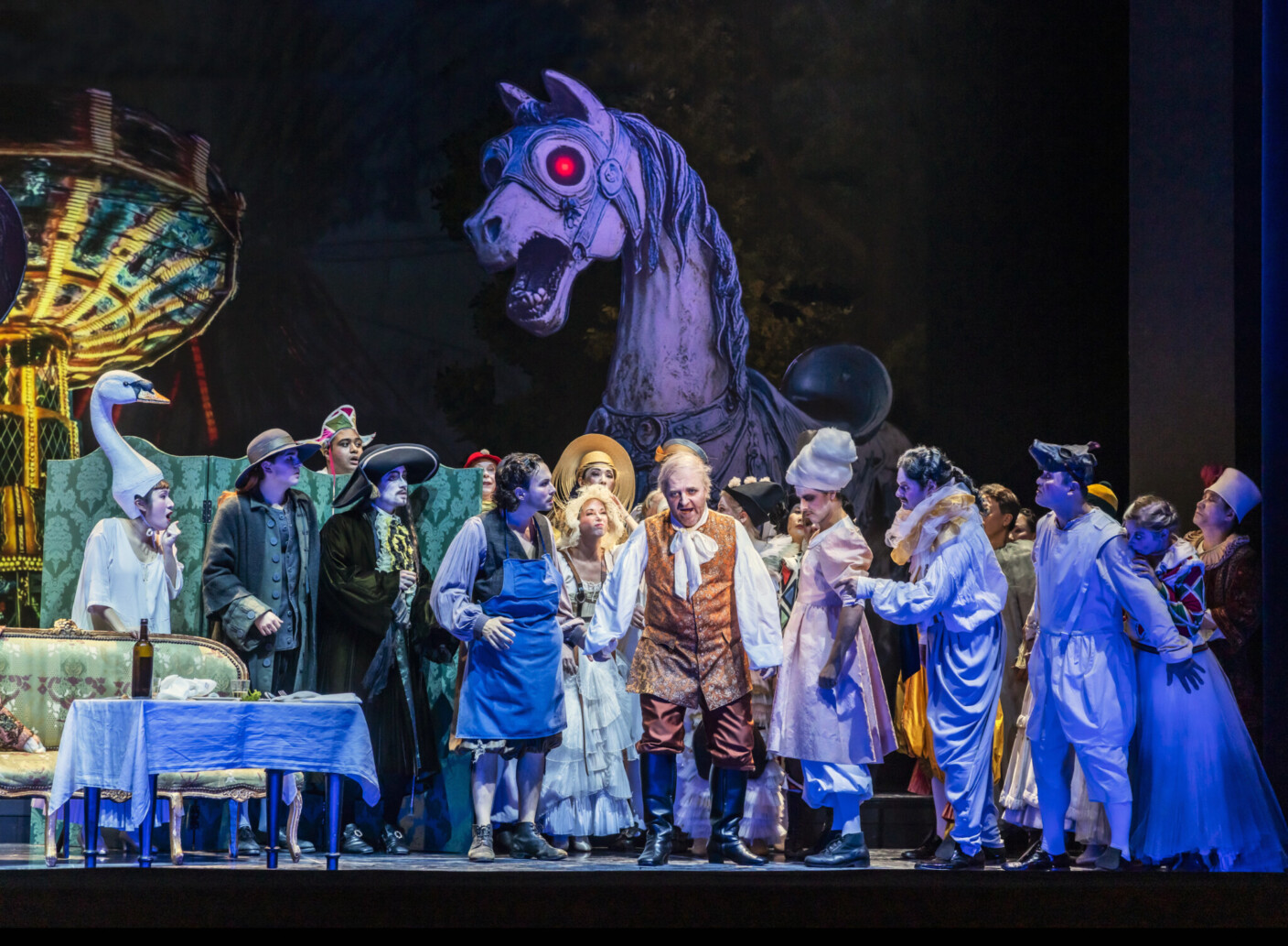 Szenenbild aus „Der Rosenkavalier“