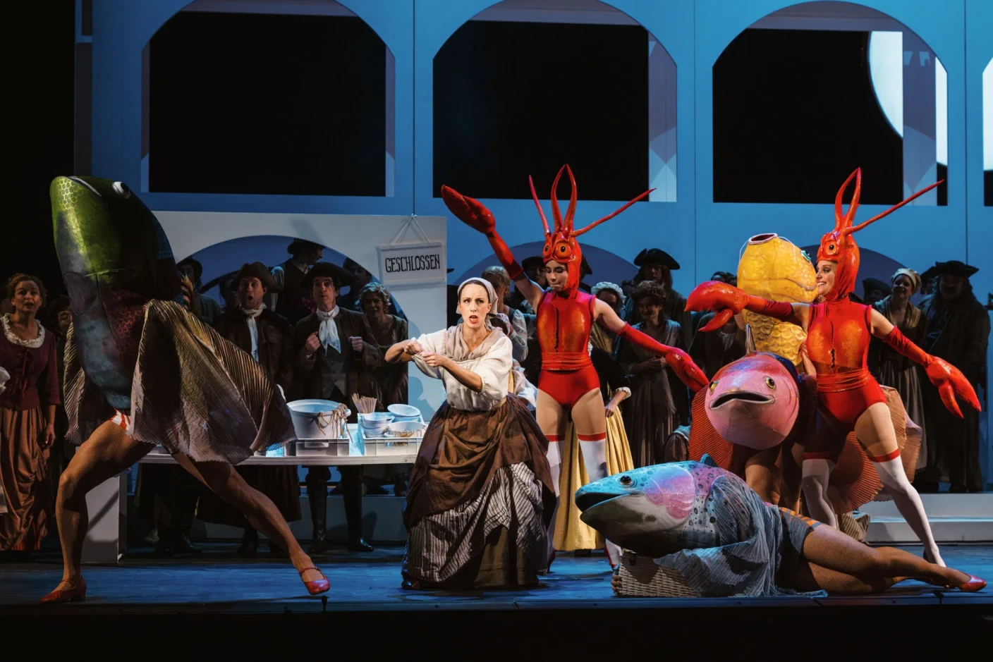 Szenenbild aus „Eine Nacht in Venedig“ an der Volksoper Wien