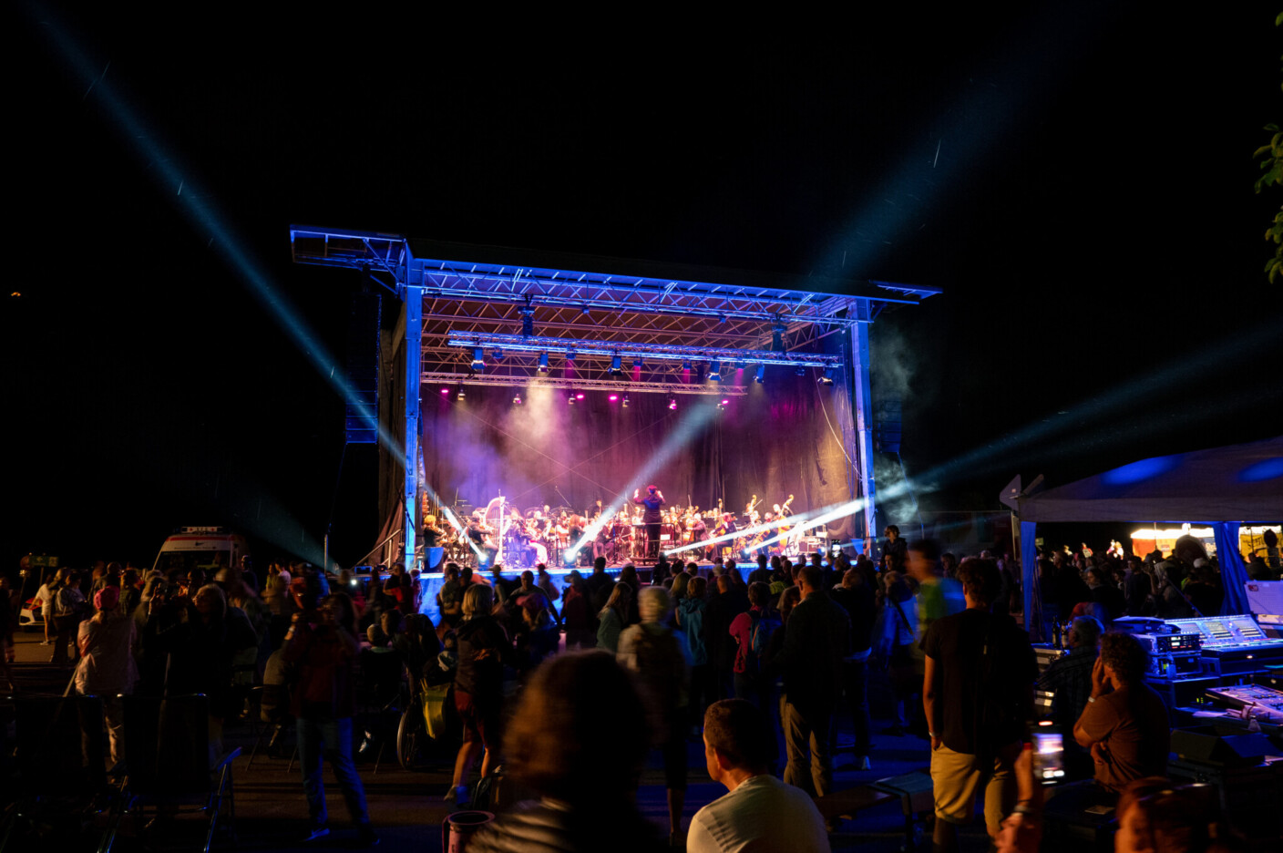 Bad Reichenhaller Philharmoniker bei Thumsee brennt