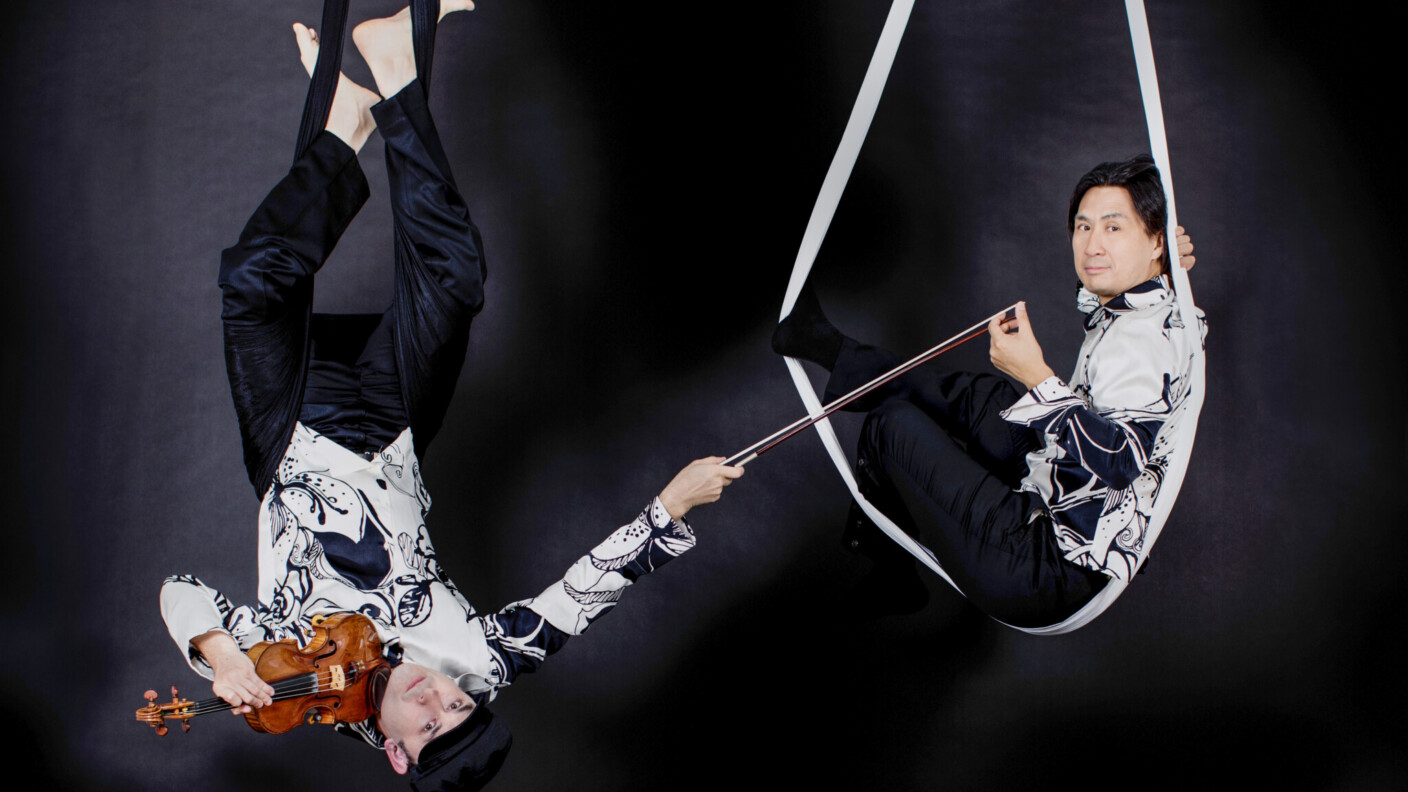 Das Duo „Igudesman & Joo“ macht auf seiner Abschiedstournee Halt beim Kissinger Winterzauber