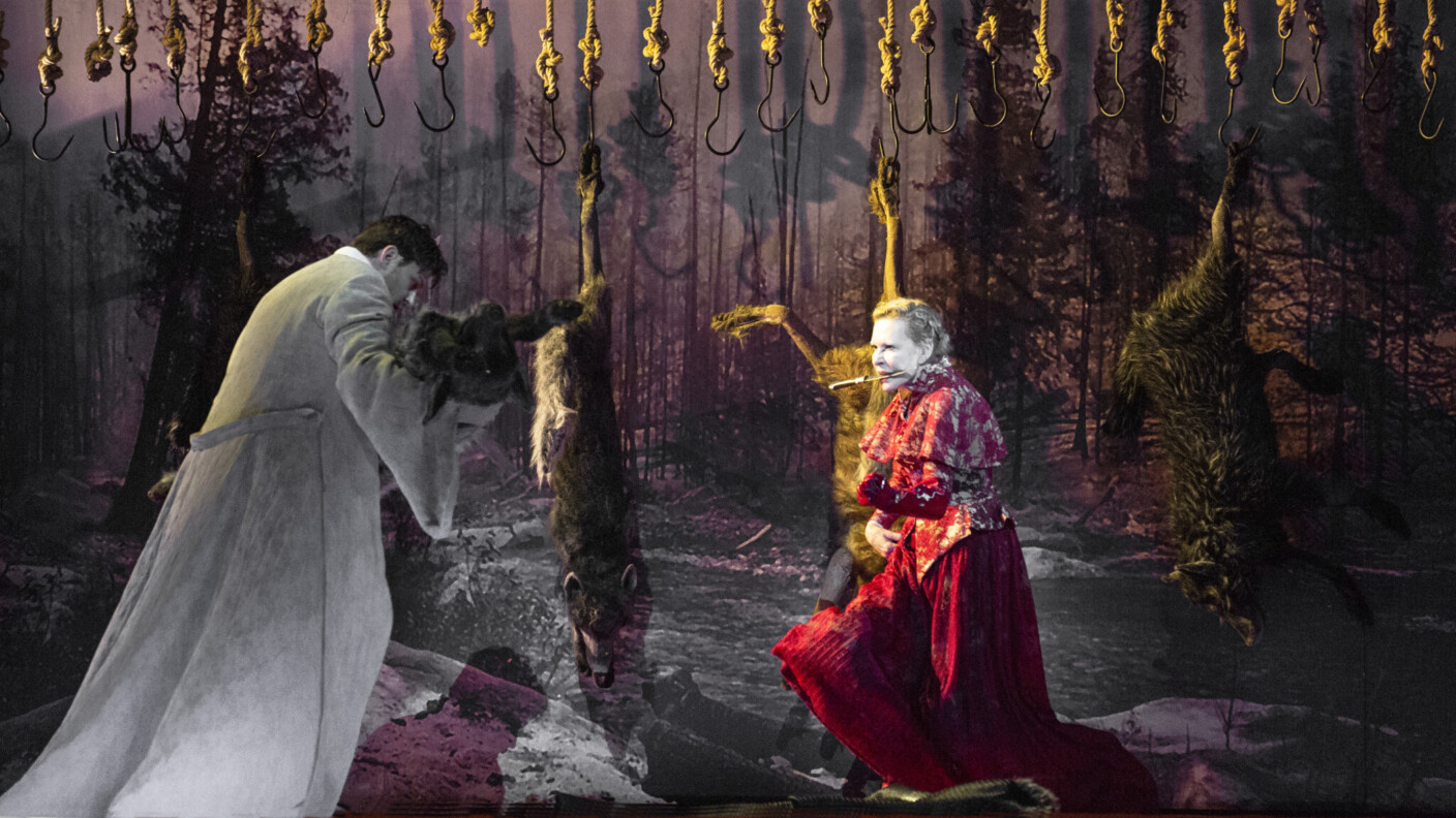 Mit Samuel Hasselhorn und Sunnyi Melles sind die Protagonisten in der Uraufführung von Matthias Pintschers „Das kalte Herz“ hervorragend besetzt