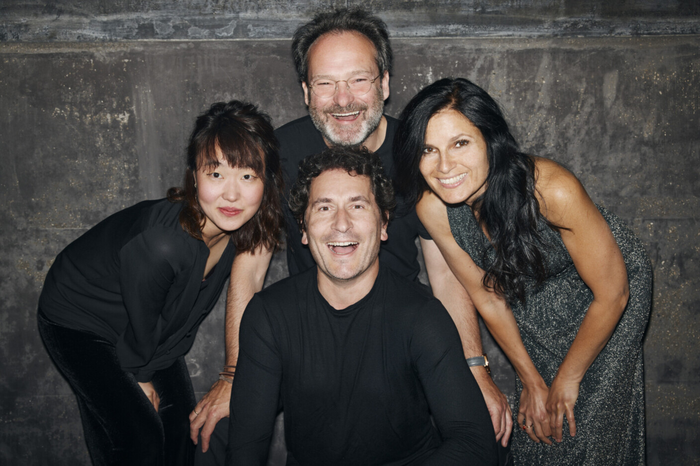 Das Belcea Quartet, dessen Bratschist Krzysztof Chorzelsk der Jury-Vorsitzende in diesem Jahr ist (Mitte hinten)