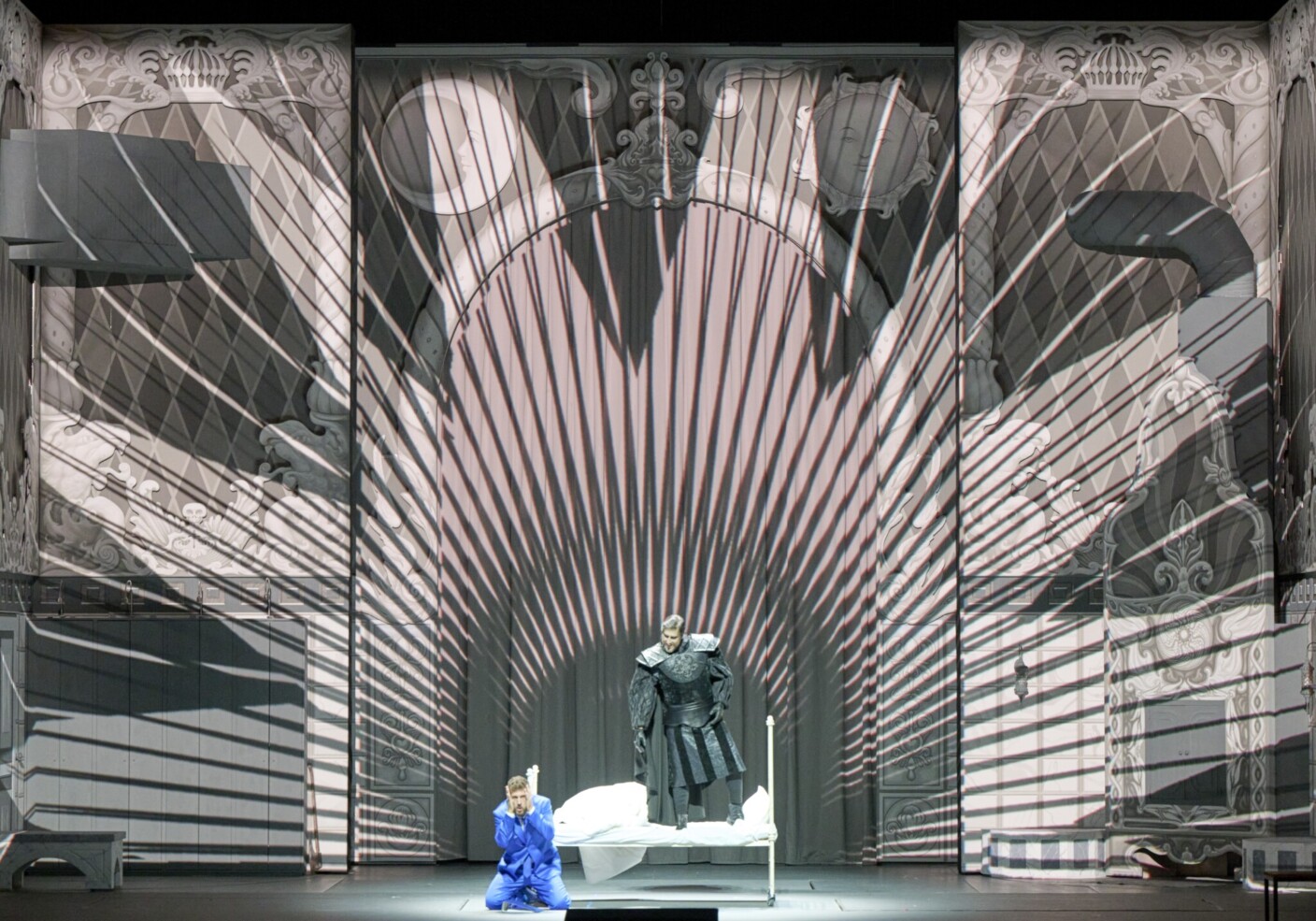 Szenenbild aus „Luisa Miller“ an der Wiener Staatsoper