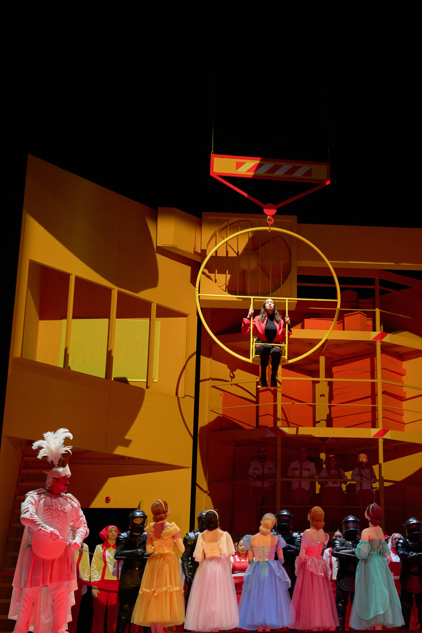 Szenenbild aus „Luisa Miller“ an der Wiener Staatsoper