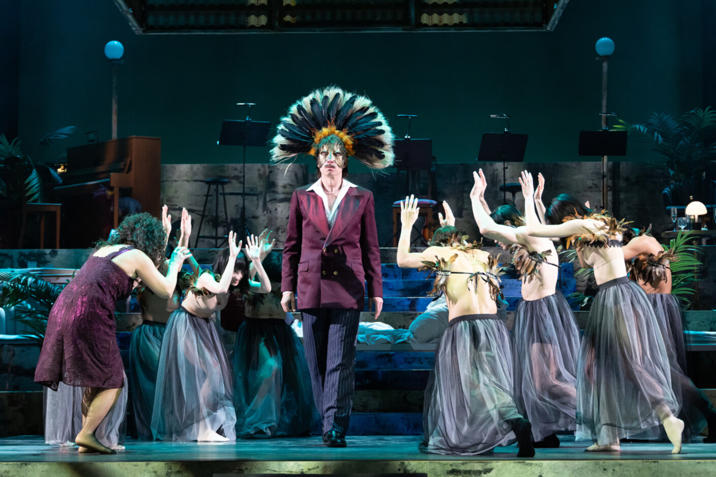 Szenenbild aus „Alma“ am Anhaltischen Theater Dessau