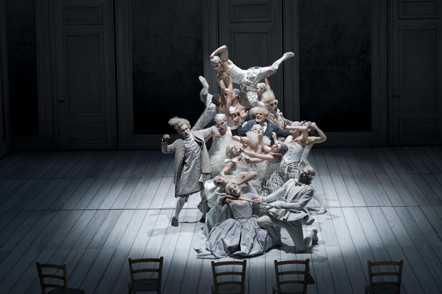 Szenenbild aus „L’Opera seria“ am Musiktheater an der Wien