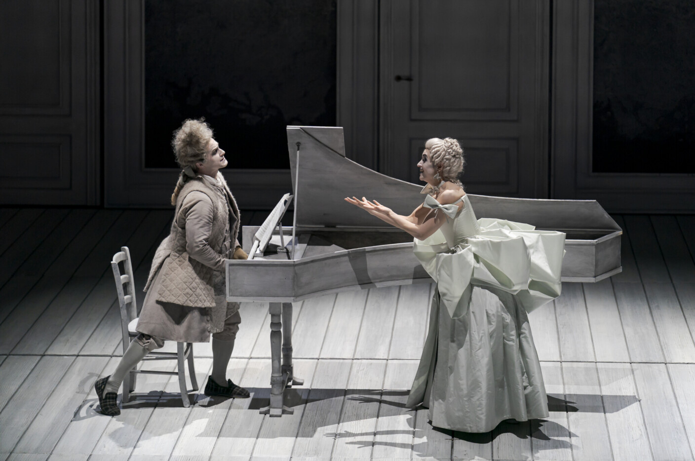 Szenenbild aus „L’Opera seria“ am Musiktheater an der Wien