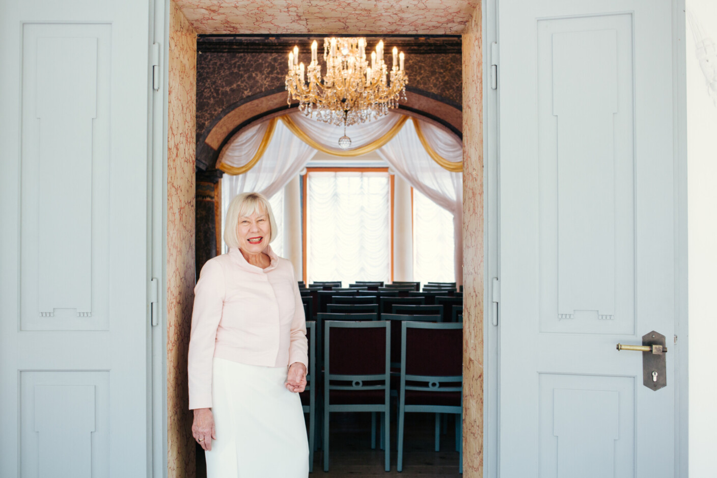 Gablenz-Kolakovic ist die künstlerische Leiterin des Liebhabertheaters auf Schloss Kochberg