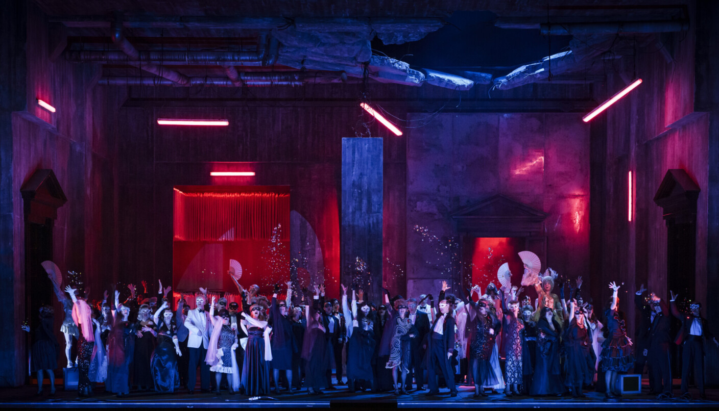 Szenenbild aus „Un ballo in maschera“