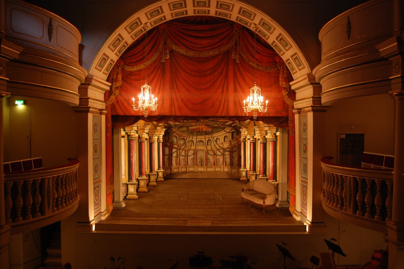 Bühne des Ekhof Theaters