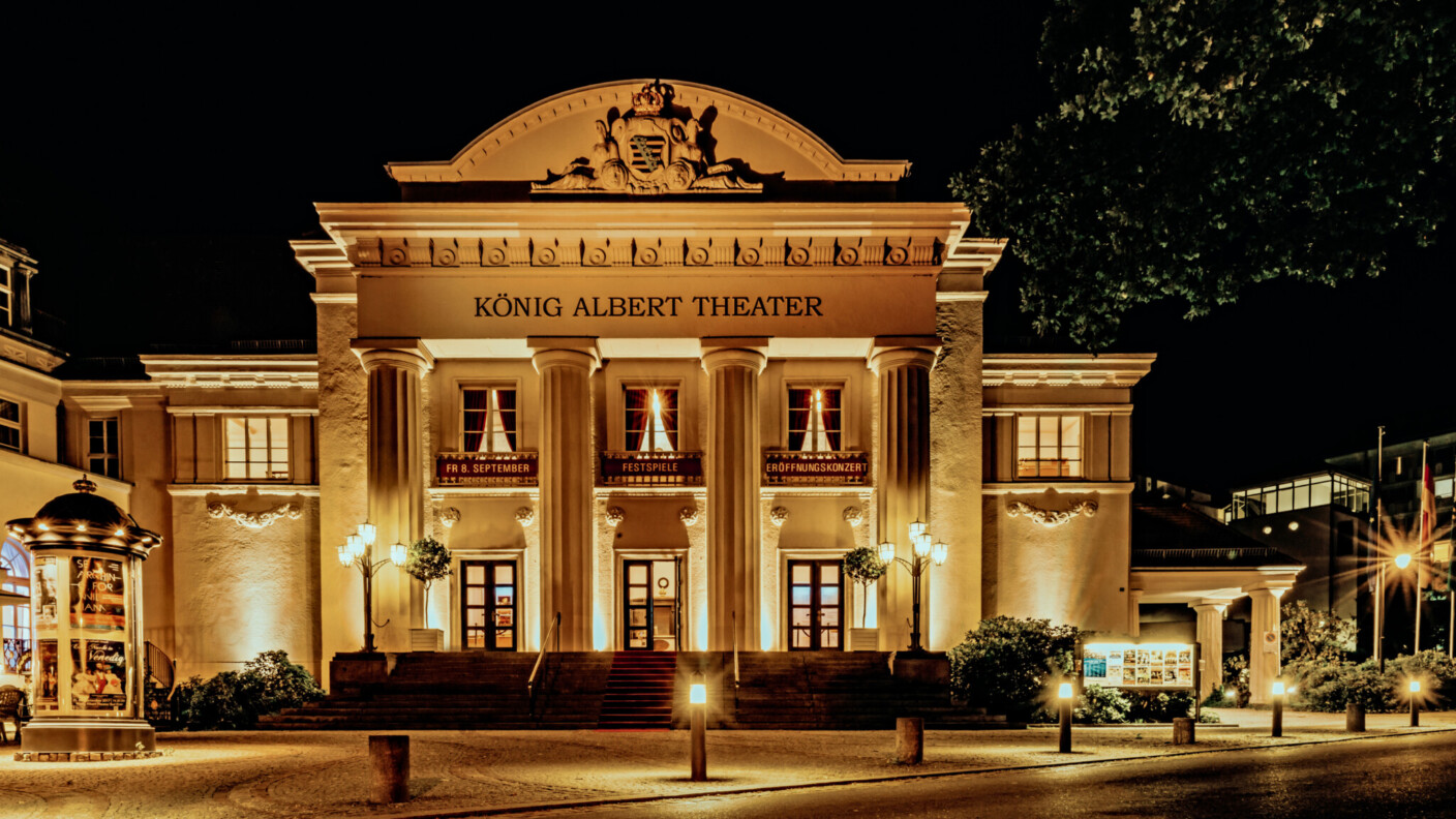 Hauptspielstätte des Chursächsischen Sommers: das 1914 eröffnete König Albert Theater in Bad Elster