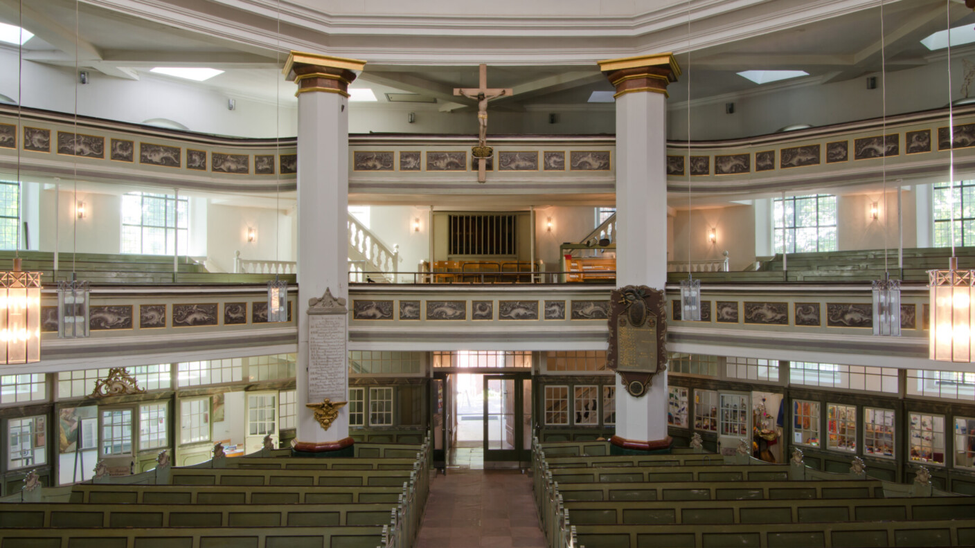 Rellinger Kirche, Blick von der Kanzel