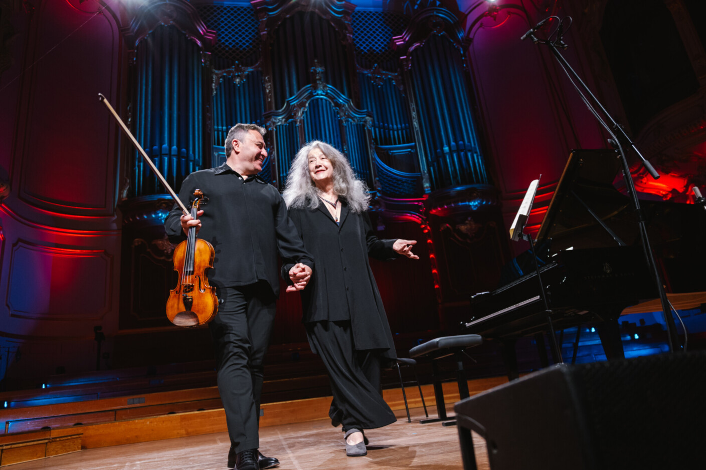 Martha Argerich und Maxim Vengerov in der Hamburger Laieszhalle