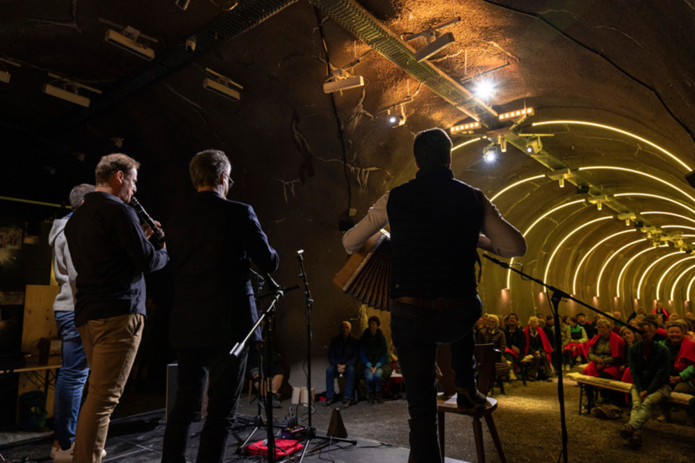 Konzerte im Stollen sorgen für außergewöhnliche Momente bei den Montafoner Resonanzen