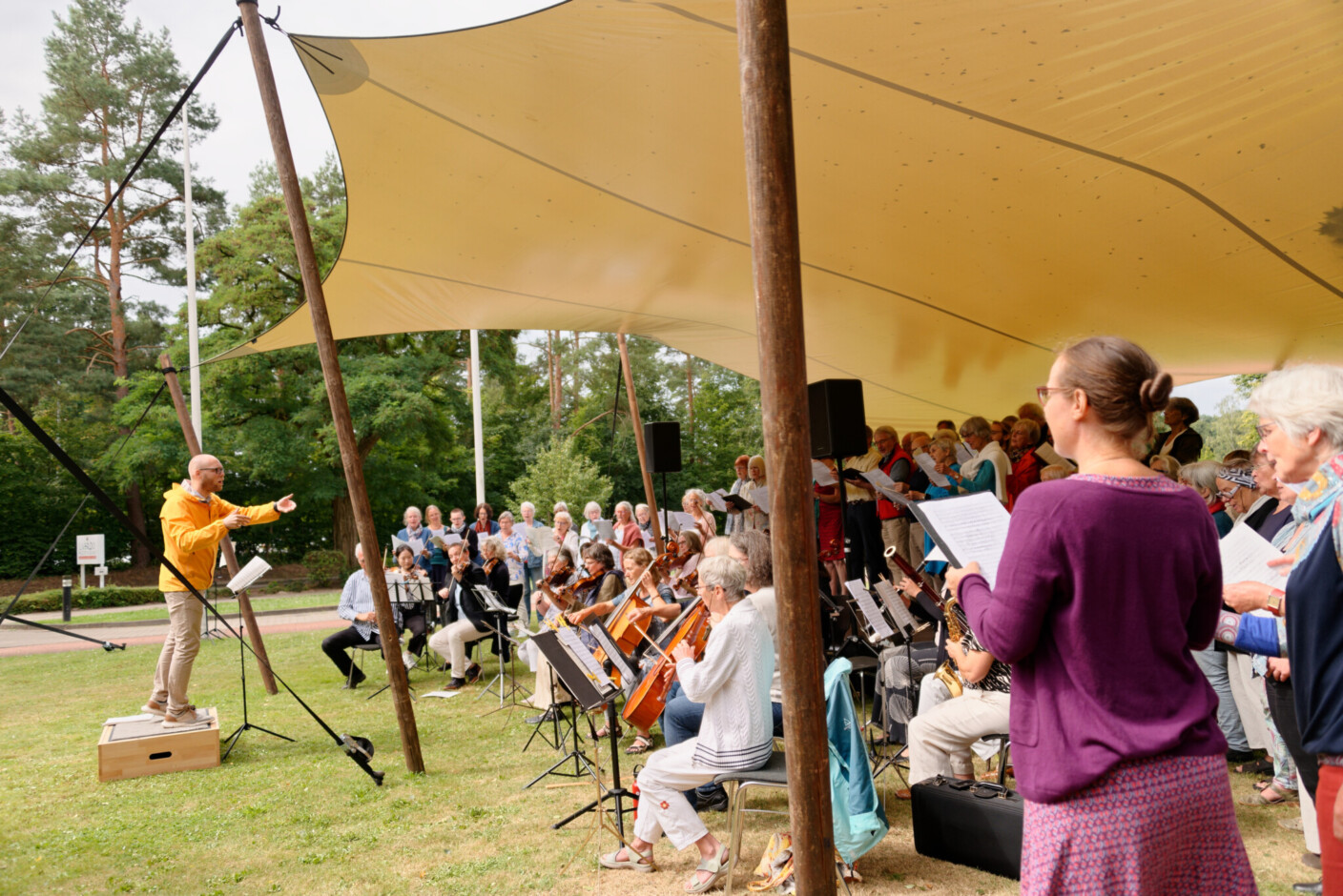 Beim „Chorsingen für Alle“ wird das Publikum selbst zum Klangkörper