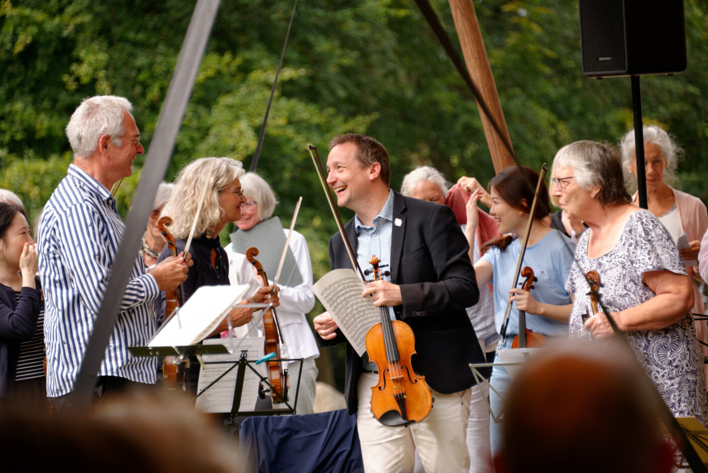 Oliver Wille ist Intendant der Sommerlichen Musiktage Hitzacker und zugleich Gründungsmitglied des Kuss Quartetts