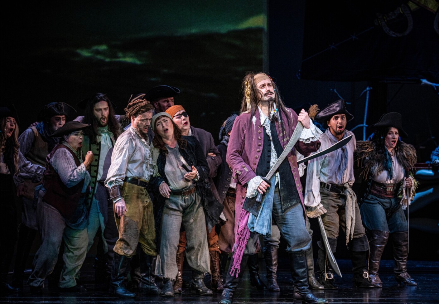 Szenenbild aus „Die verzauberte Stadt“ am Aalto Musiktheater Essen