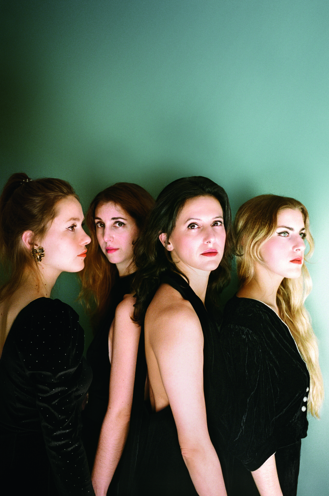 Präsentieren in Wissembourg Kammermusik von Marie Jaëll: Léa Hennino, Célia Oneto Bensaid, Héloïse Luzzati und Manon Galy (v. l.)