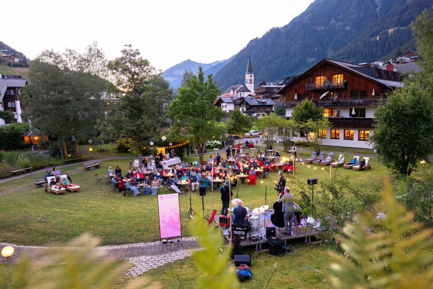 Freiluftkonzert im Alpental bei den Montafoner Resonanzen