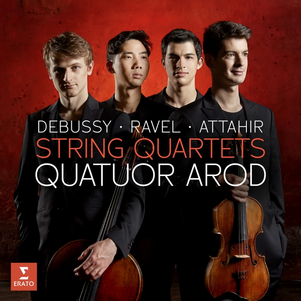 Album Cover für Streichquartette von Debussy, Attahir & Ravel