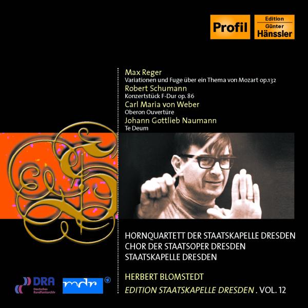 Album Cover für Reger: Mozart-Variationen op. 132, Schumann: Konzertstück für vier Hörner und Orchester
